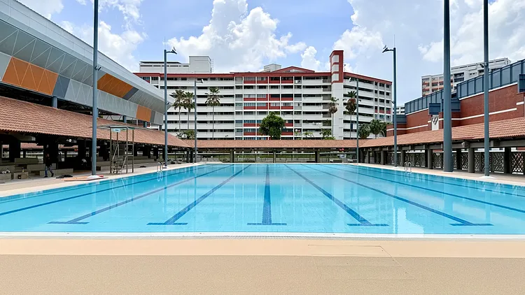 Hougang Swimming Complex in Singapore